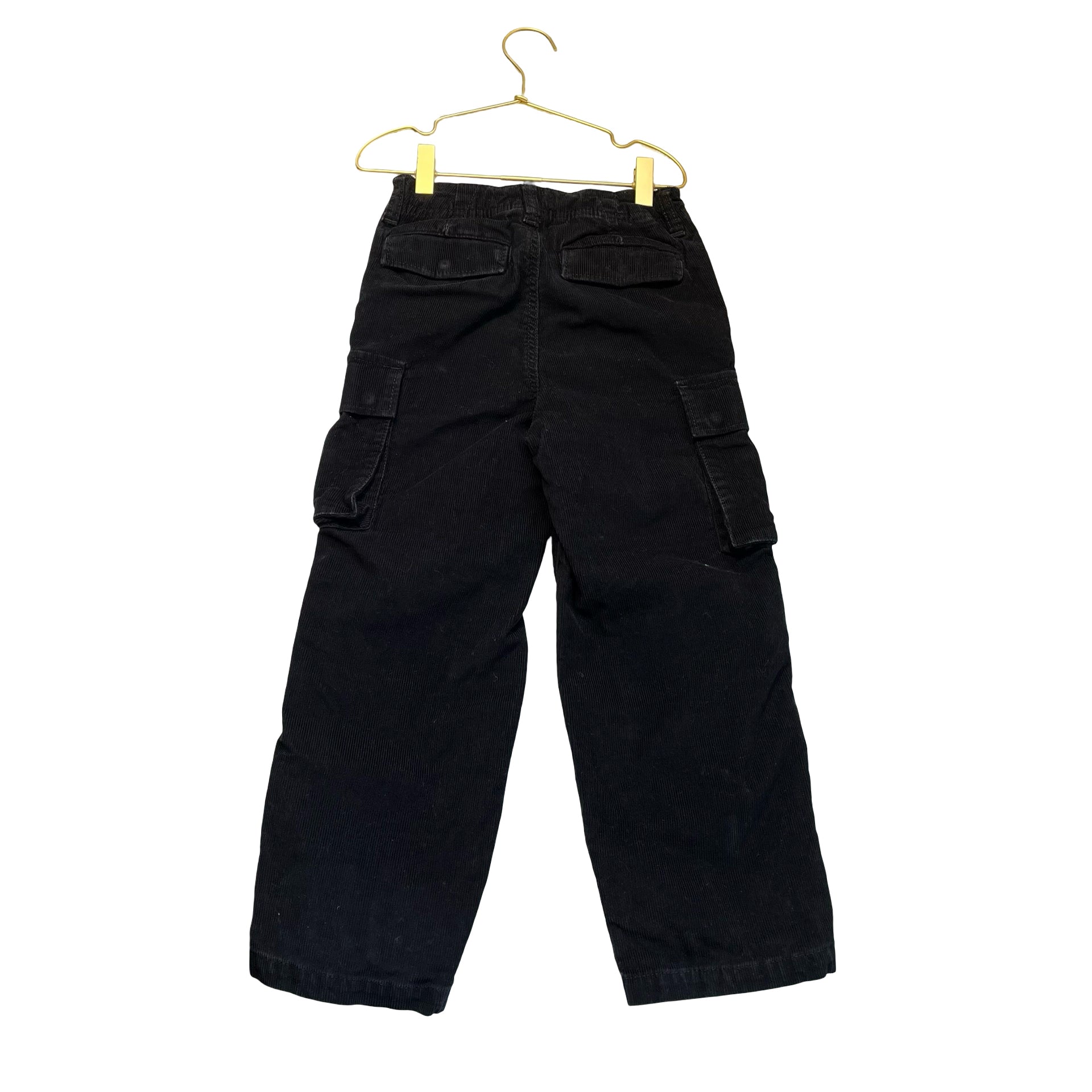 Gap Kids Black Corduroy Cargo Pants - Size 6