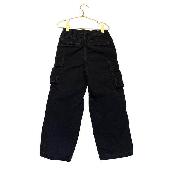 Gap Kids Black Corduroy Cargo Pants - Size 6