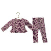 Kate Quinn Purple Flower Print Top & Leggings Set - Size 12-18 Mo