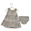 Carter's Little Planet Tan Floral Dress & Bloomers - Size 24 Mo