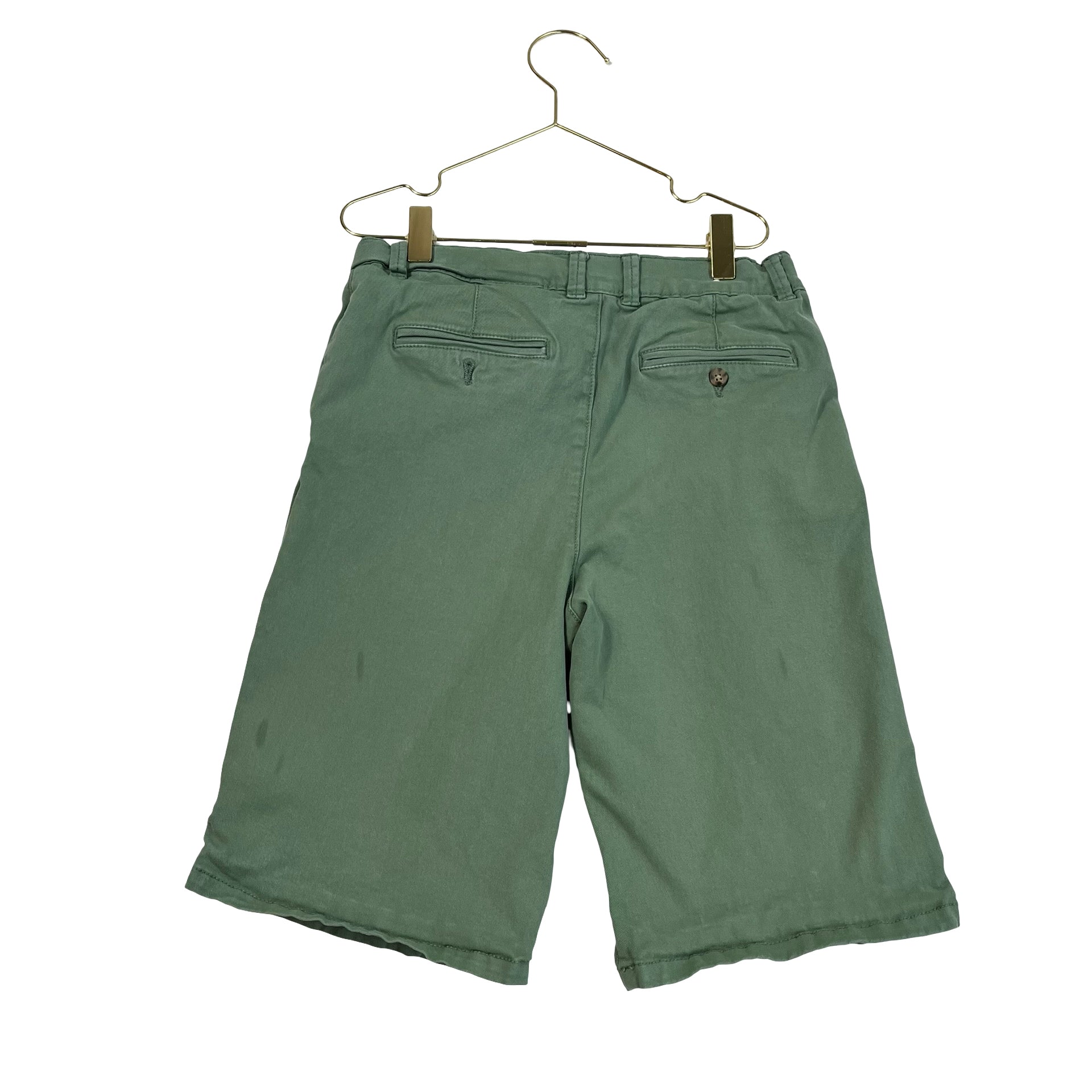 Lefties Olive Green Chino Shorts - Size 11/12