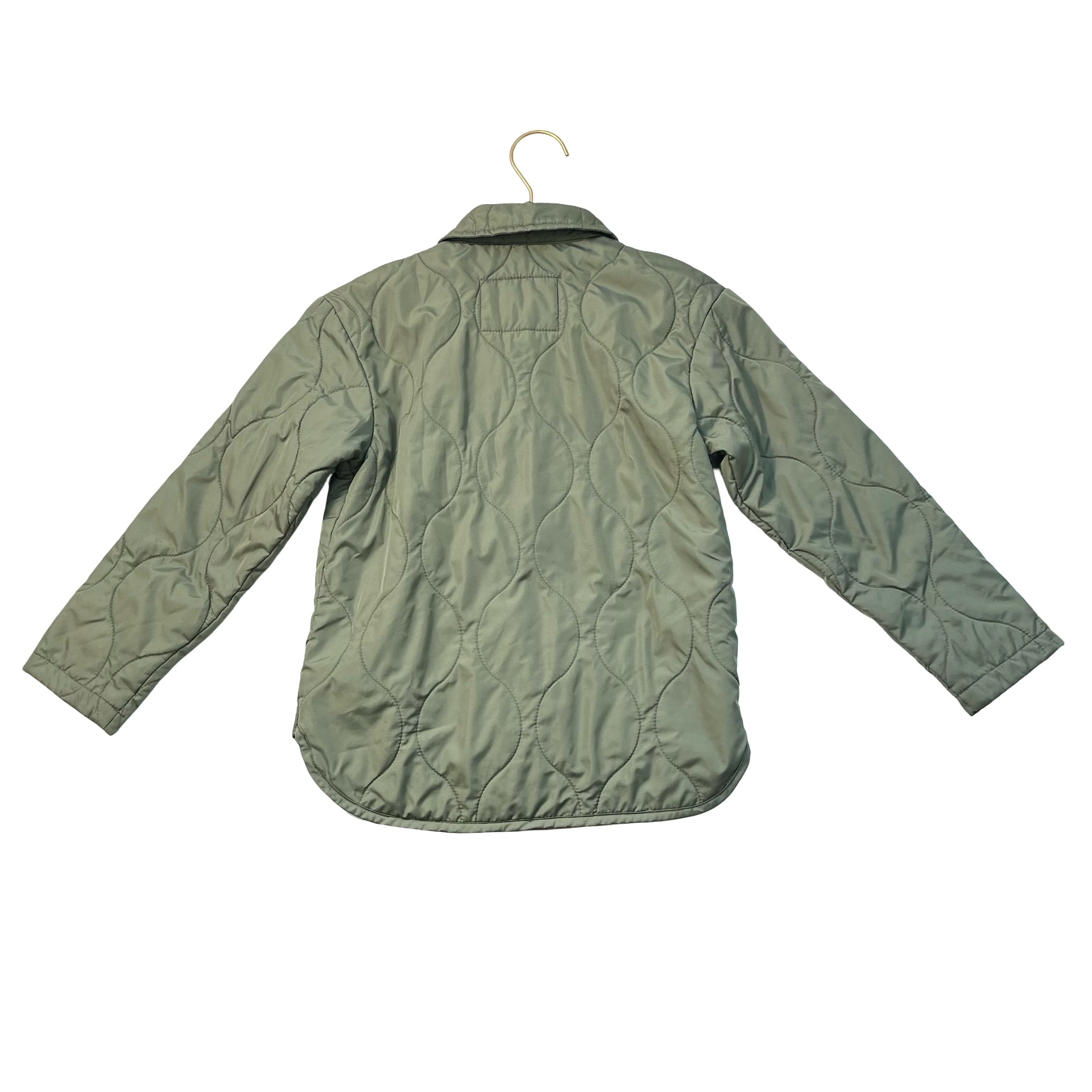 Old Navy Green Quilted Jacket - Size S 6-7