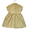 Hanna Andersson Yellow Striped Seersucker Shirt Dress - Size 8