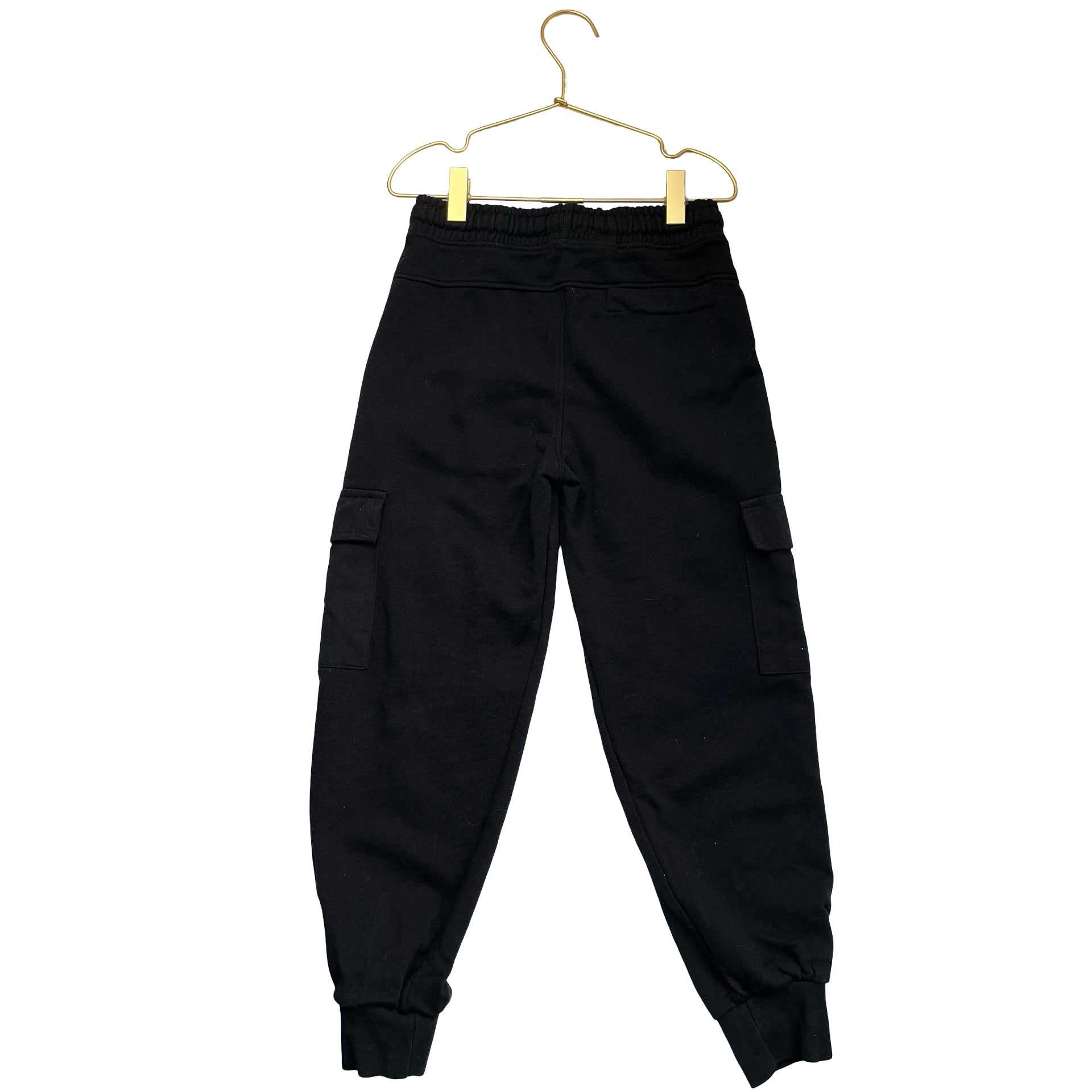 Zara Black Cargo Joggers - Size 7-8
