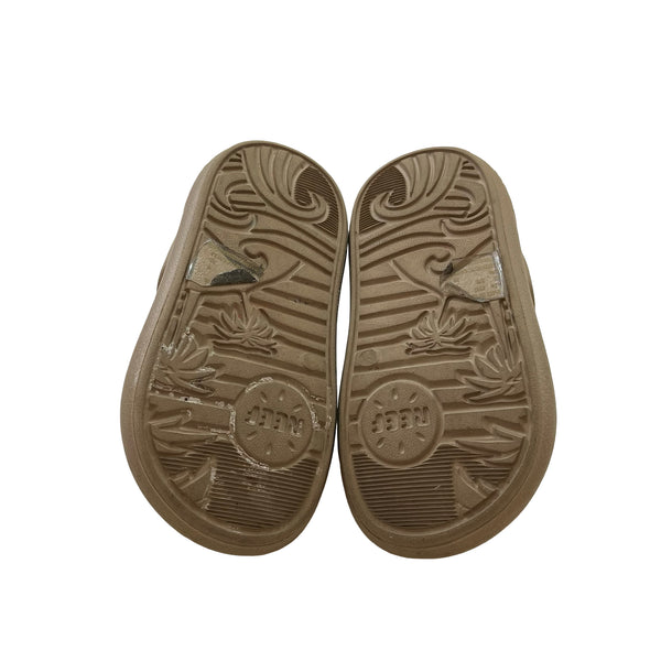 Reef Tan Slide Sandals - Size 7