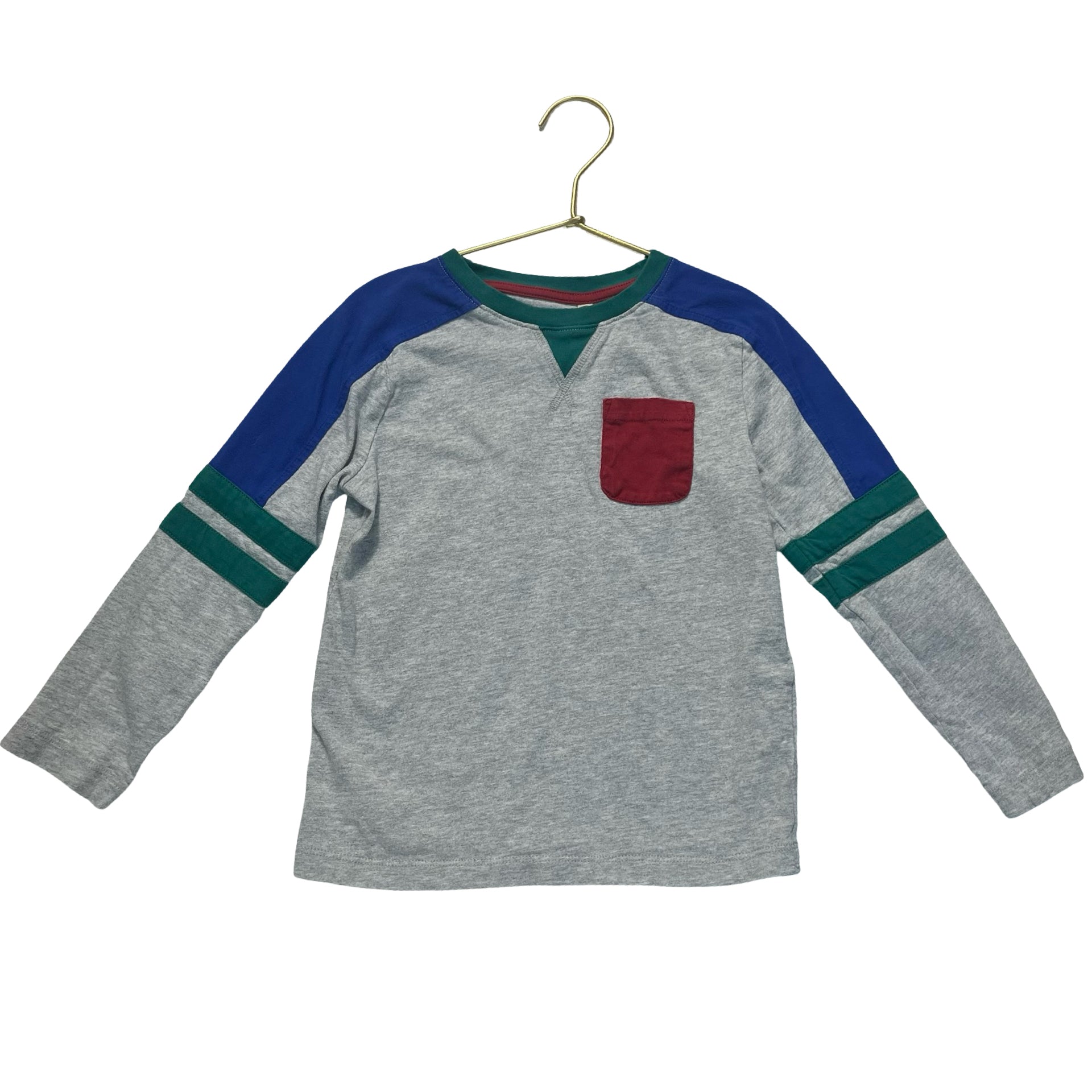 Mini Boden Gray, Blue, Green, Red Shirt - Size 4-5Y