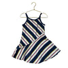 Polo Ralph Lauren Navy, Ivory, Red, Yellow Striped Dress - Size 3