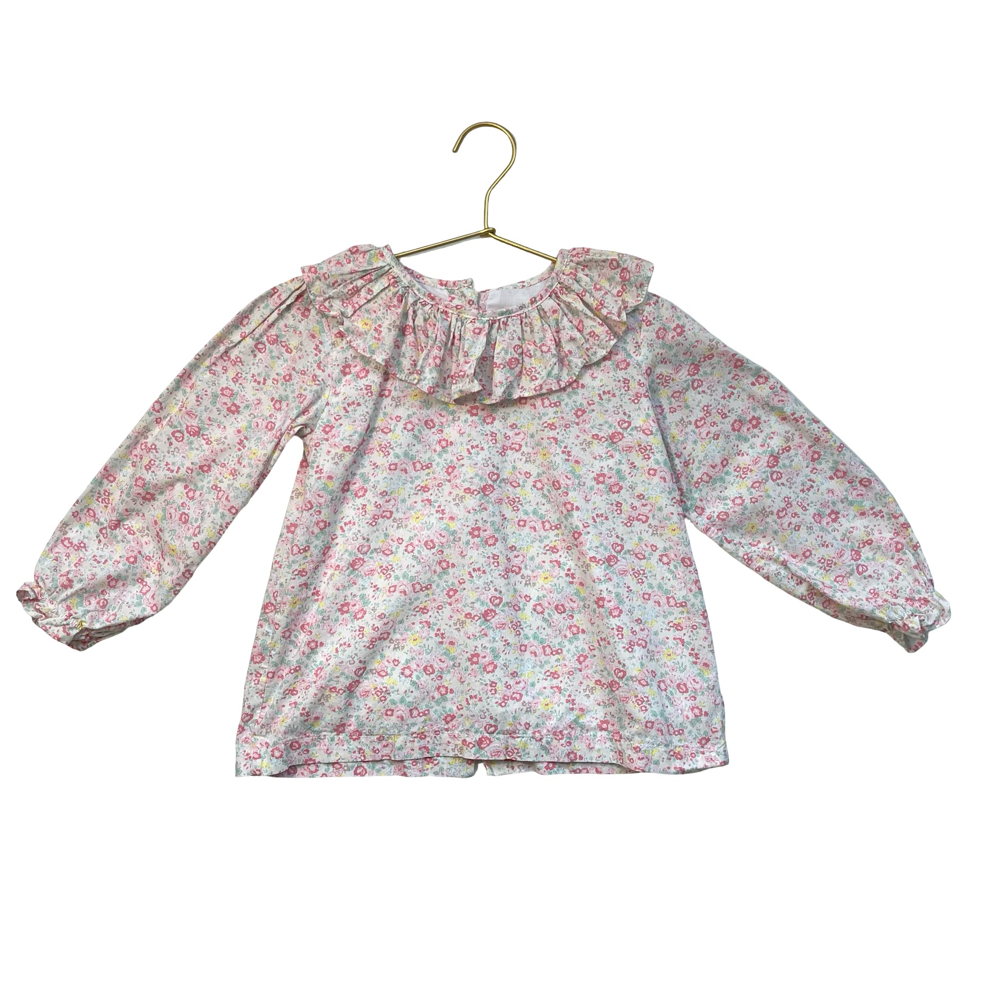 The Oaks Apparel Pink Floral Blouse - Size 6