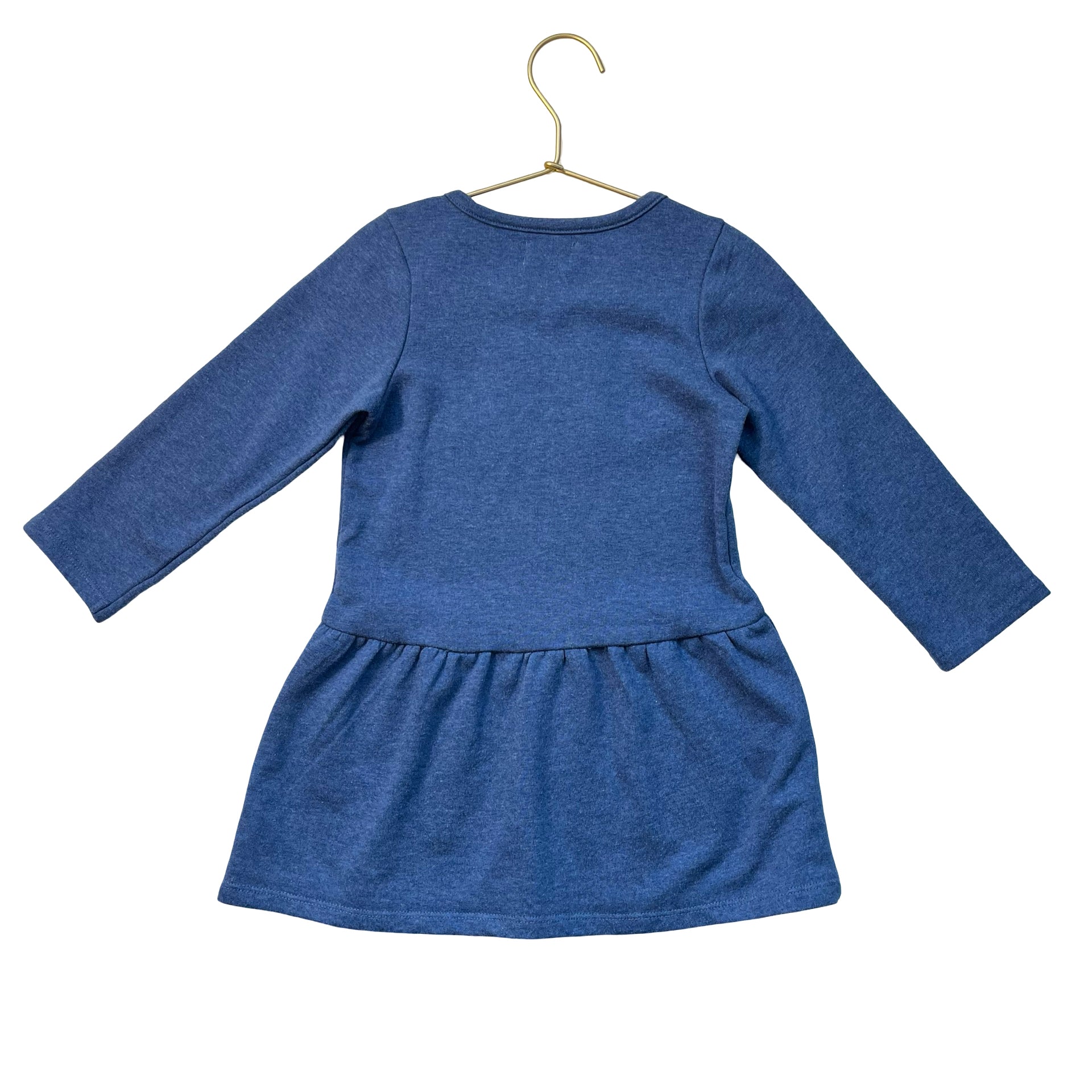Hatley Blue Cloud & Heart Rain Drop Sweatshirt Dress - Size 3T