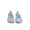 Mini Melissa Campana Iridescent Light Blue Jelly Mary Jane Shoes - Size 10