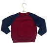 Janie and Jack Burgundy & Navy Moose Sweater - Size 18-24 Mo