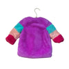 Cat & Jack Lavender & Multi-Color Faux Fur Jacket - Size 18 Mo