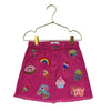 Lola & The Boys Pink Denim Patch Skirt - Size 6