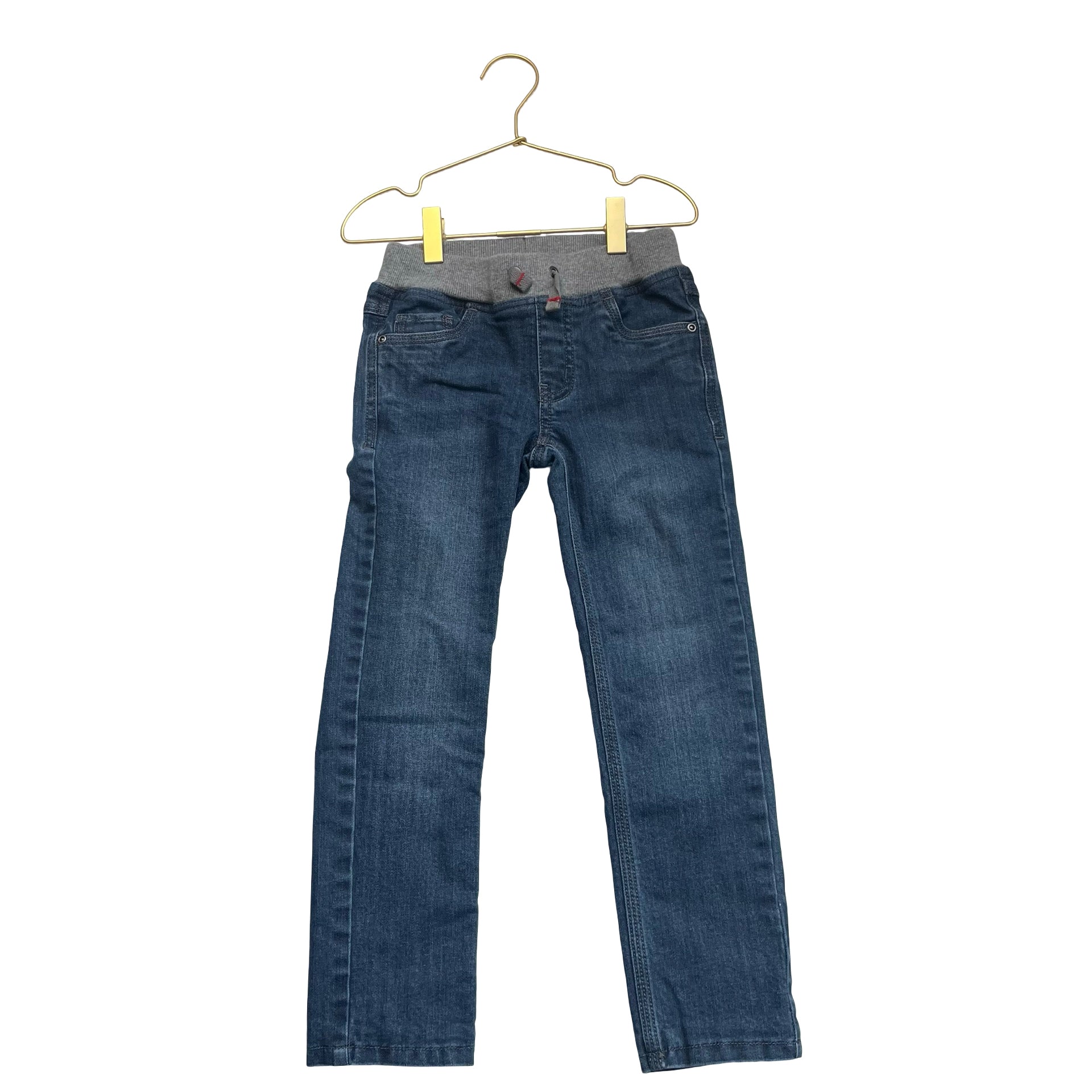 Hanna Andersson Jersey-Lined Denim Jeans - Size 110 (5)