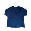 Makie Blue 100% Cashmere Hooded Zip-Up Cardigan Sweater - Size 6X