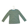 Crewcuts Heather Green & Gray Striped Shirt - Size XS 4-5
