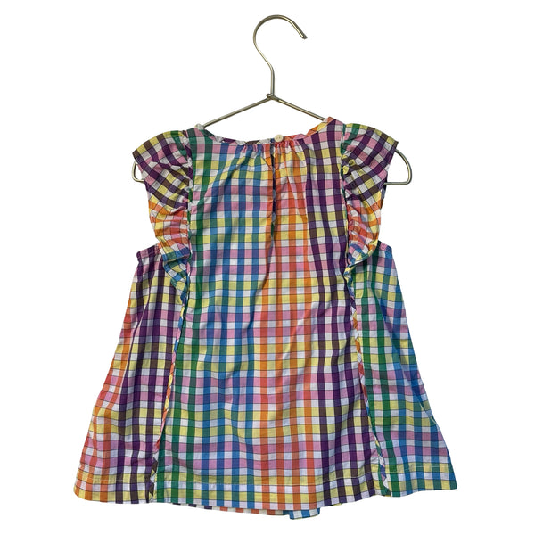 Crewcuts Colorful Check Blouse - Size 6