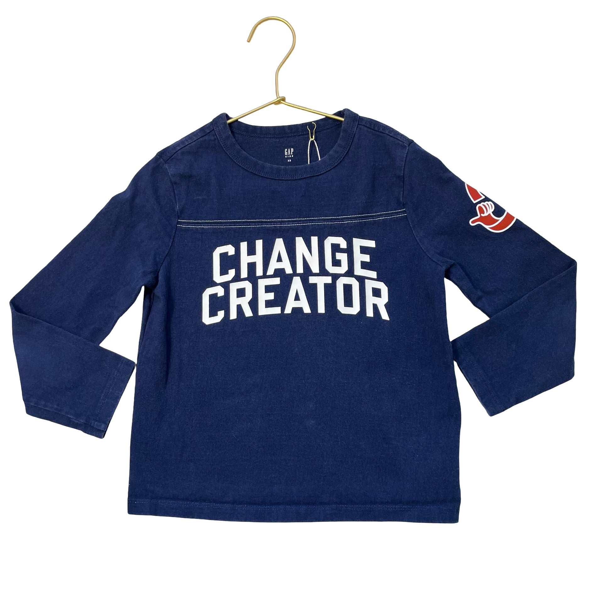 Gap Kids Navy 'Change Creator' Shirt - Size XS 4-5