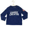 Gap Kids Navy 'Change Creator' Shirt - Size XS 4-5