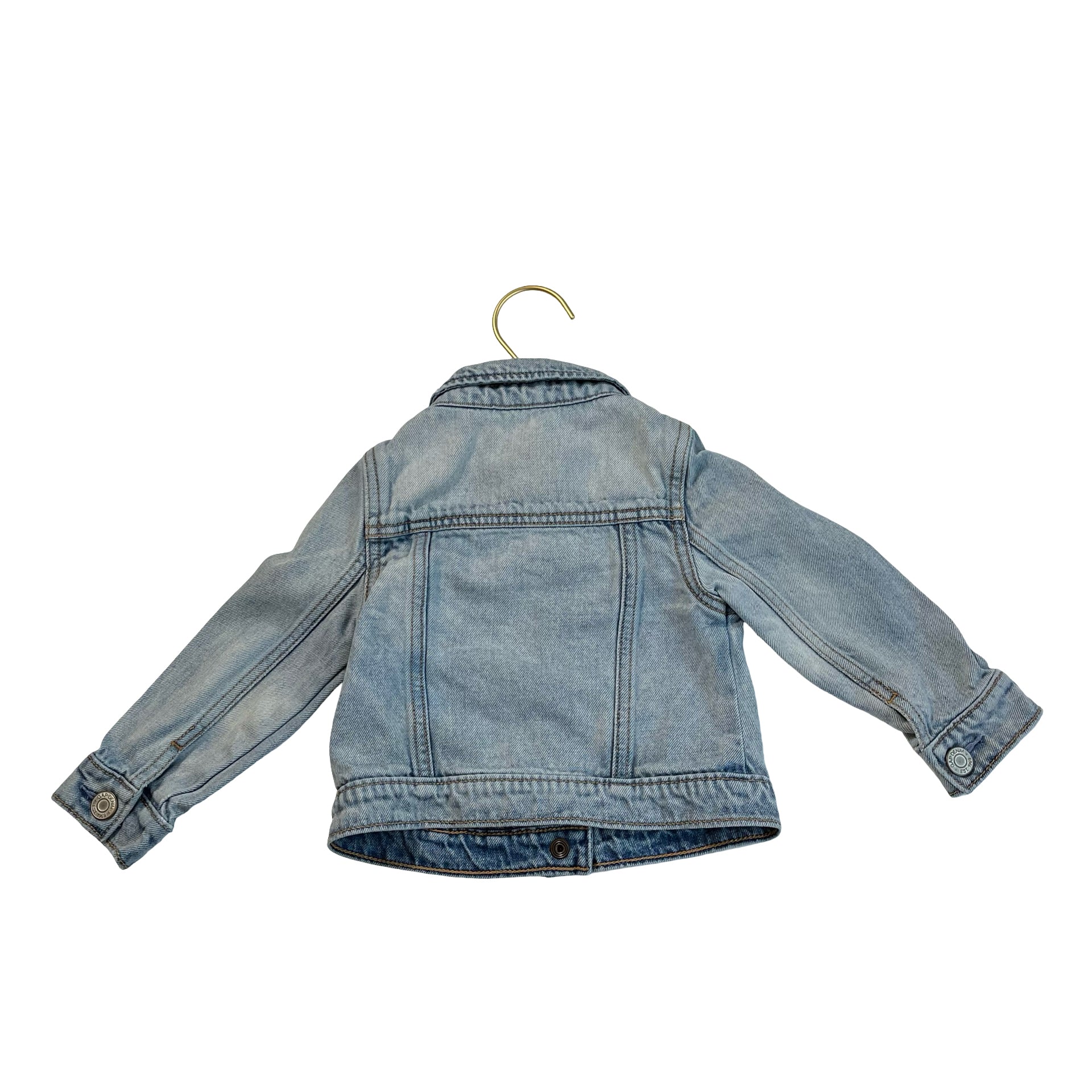 Baby Gap Distressed Denim Jean Jacket - Size 18-24 Mo