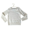 Janie and Jack Ivory Sparkle Sweater - Size 6