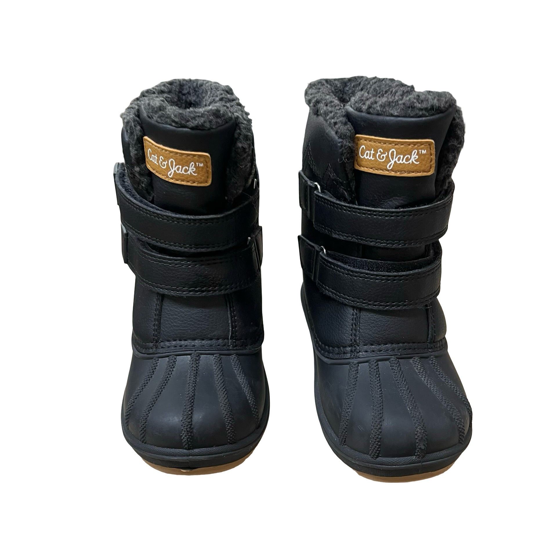 Cat & Jack Black Winter Boots - Size 9