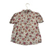 Ralph Lauren Ivory & Pink Floral Blouse - Size 6