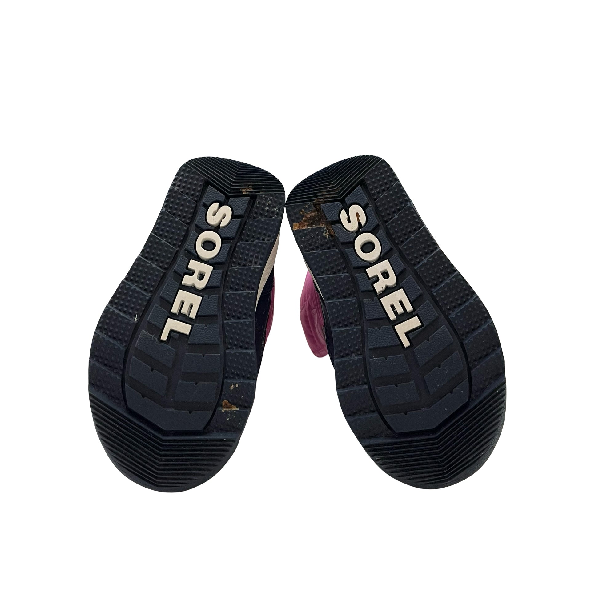 Sorel Pink & Navy Winter Boots - Size 5