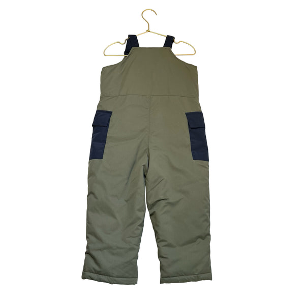 Old Navy Olive Green & Navy Snow Bib - Size 3T