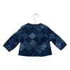 Easy Peasy Denim Patchwork Print Quilted Jacket - Size 6-9 Mo
