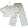 Zara Ivory T-Shirt & Wide-Leg Pants Set - Size 6-7