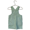 Florence Eiseman Green & White Striped Seersucker Baseball Shortall - Size 18 Mo