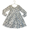 Hanna Andersson Ivory & Black Bow Print Dress - Size 5