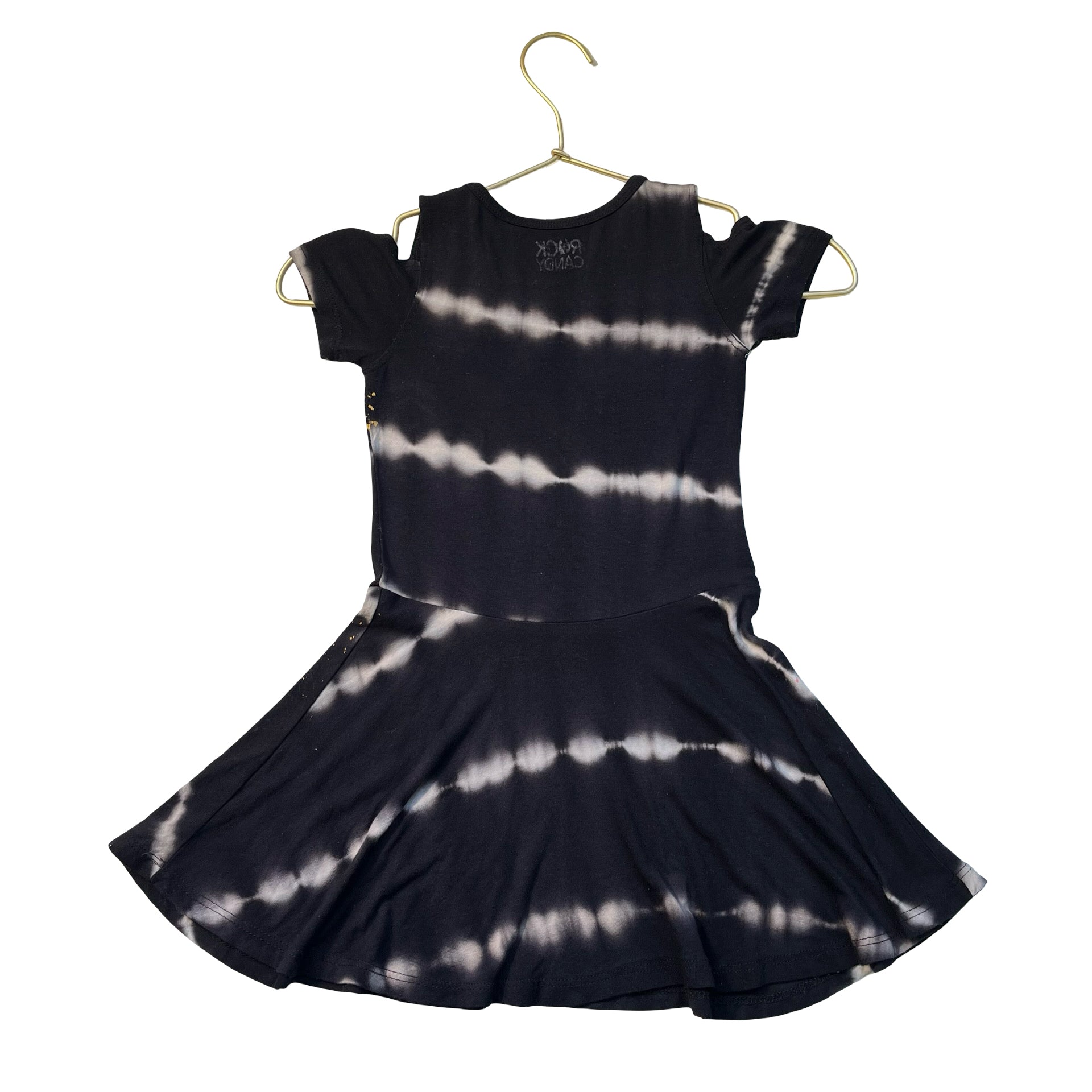 Rock Candy Black Tie-Dye & Splatter Dress - Size 5