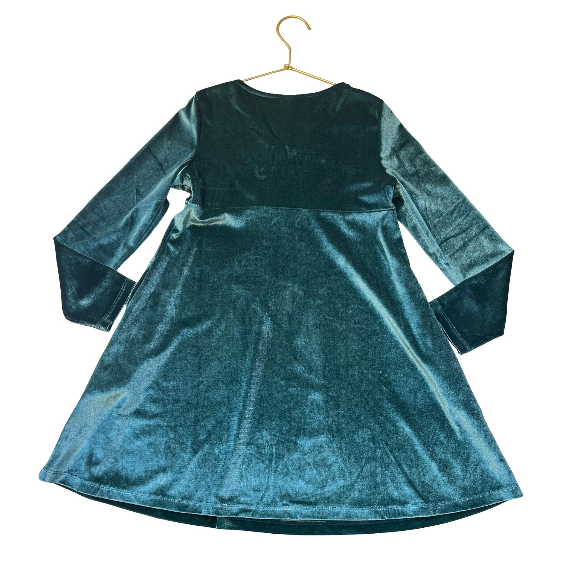 Old Navy Green Velour Dress - Size M 8