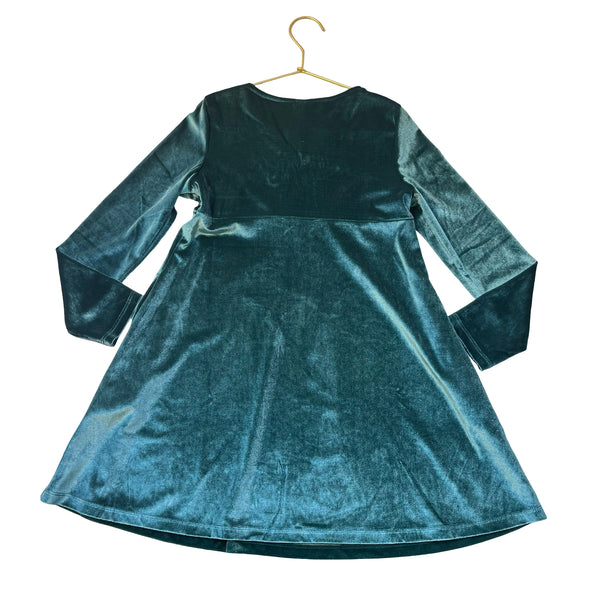 Old Navy Green Velour Dress - Size M 8