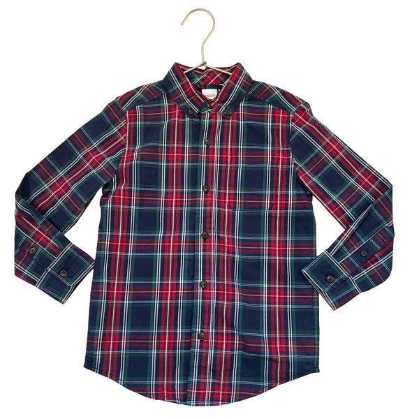 Gymboree Tartan Plaid Button Down Shirt - Size 6