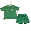 Zara Green 'Sports Club' T-Shirt & Shorts Set - Size 3