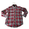 Gap Kids Red, Gray, Black Plaid Button Down Shirt - Size XS 4-5