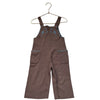 Zara Brown Knit Embroidered Overalls - Size 2