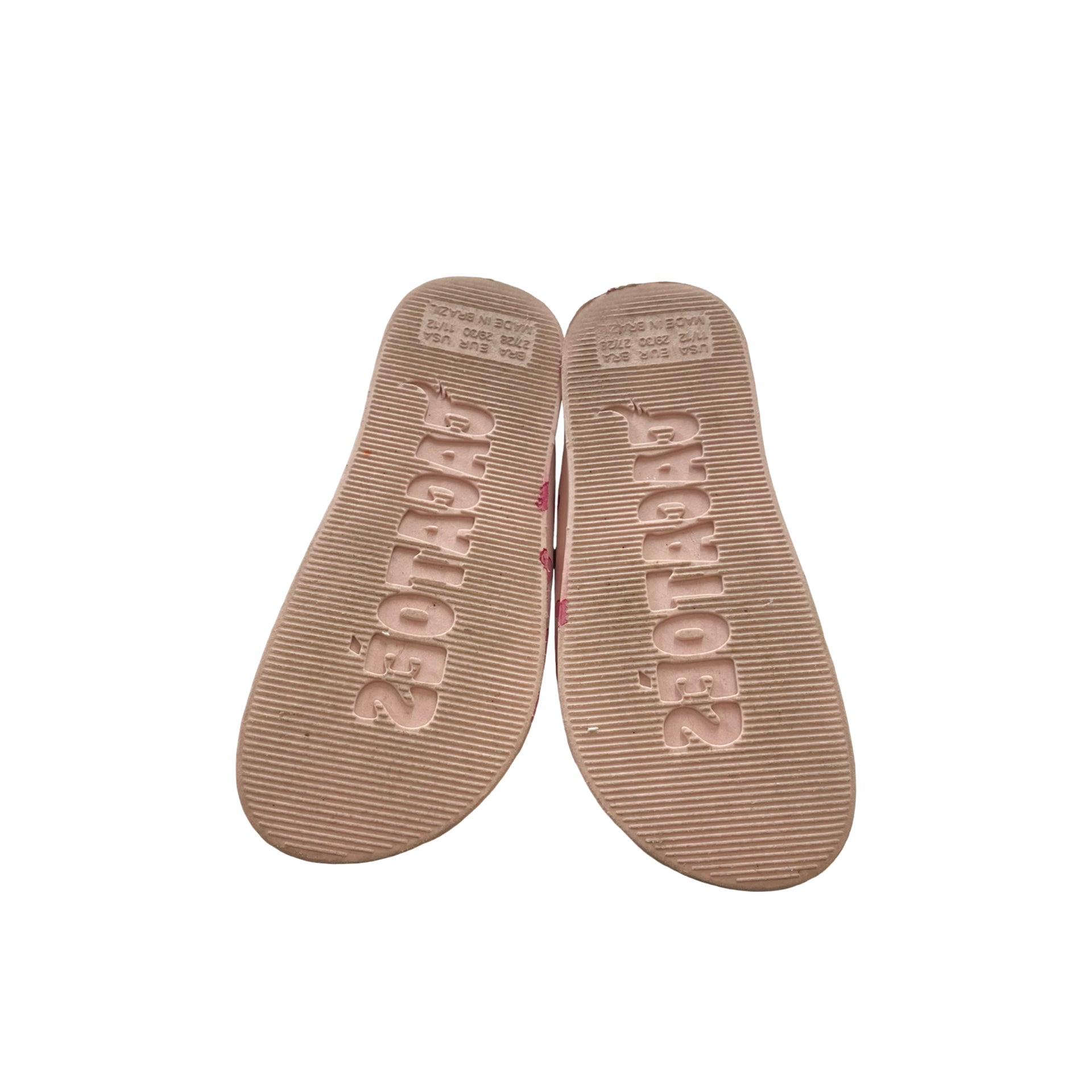 Cacatoes Pink Heart Sandals - Size 11-12