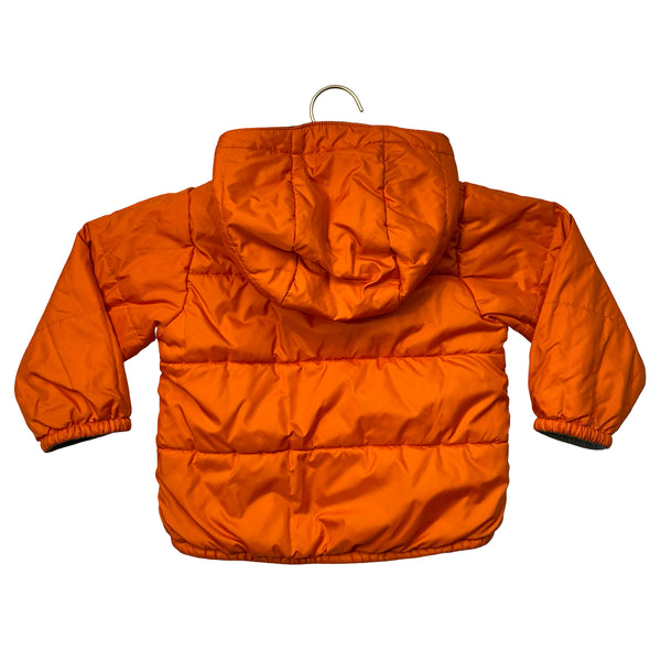 Columbia Teal & Orange Reversible Hooded Jacket - Size 3