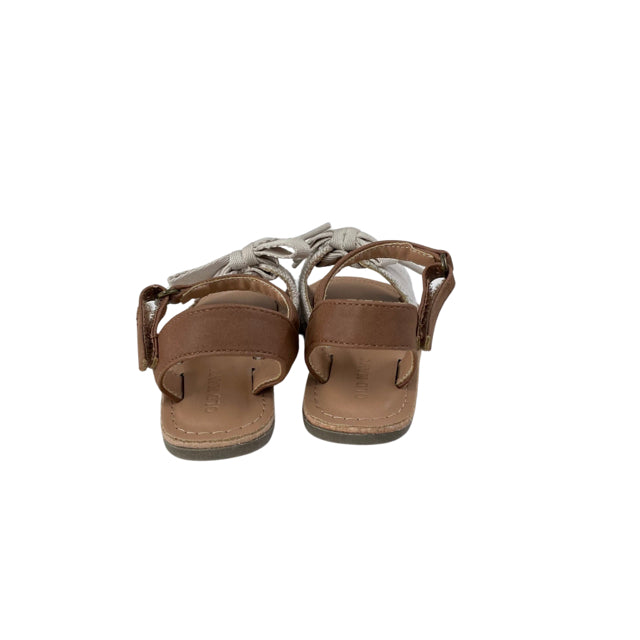 Old Navy Ivory Fabric Sandals - Size 6