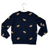 Brooks Brothers Navy Football Cotton Sweater - Size 6Y