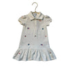 Ralph Lauren White Embroidered Polo Dress - Size 12 Mo
