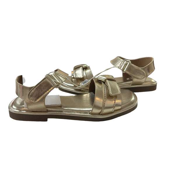 Zara Gold Sandals with Tags - Size 10.5 (27)