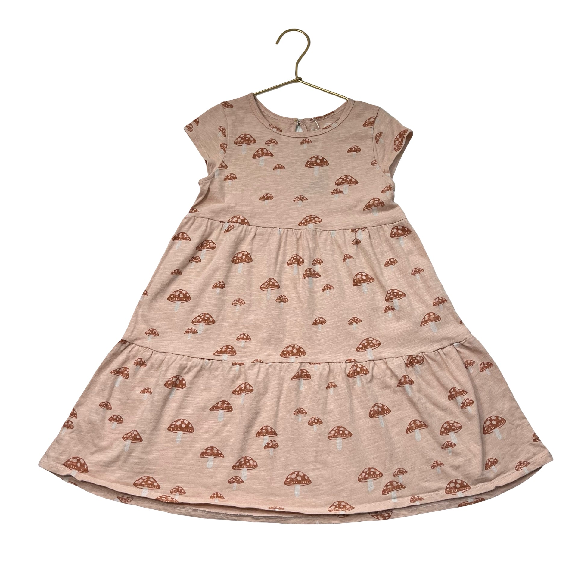 Little Co. by Lauren Conrad Pink Mushroom Print Dress - Size 7