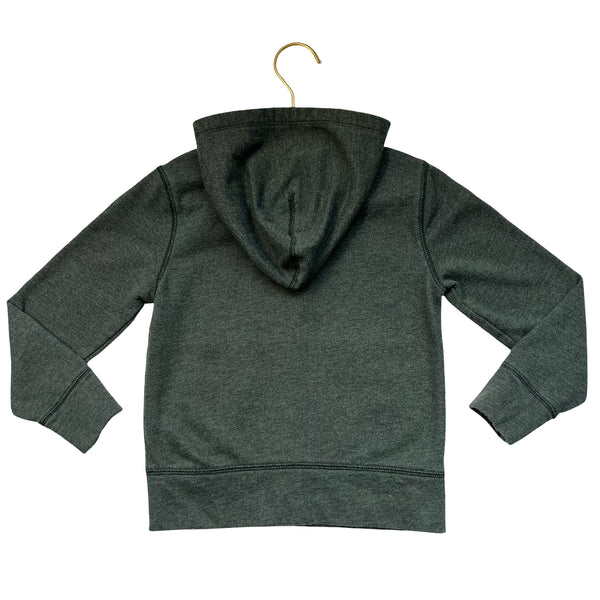 Crewcuts Green Zip-Up Hooded Sweatshirt - Size 4-5