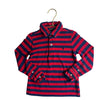 Polo Ralph Lauren Red & Navy Striped Polo Shirt - Size 4