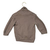 Viverano Brown Cotton Cable-Knit Shawl-Neck Cardigan Sweater - Size 18-24 Mo